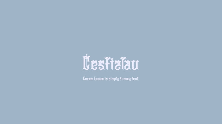 Cestizlav Font