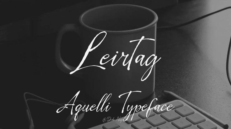 Leirtag Aquelli Font