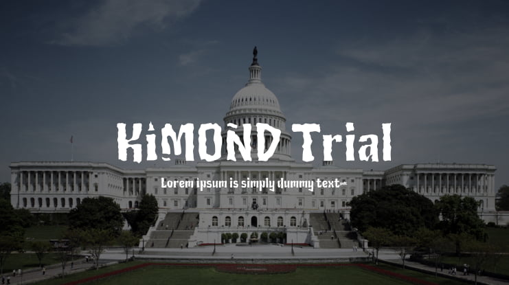 KIMOND Trial Font