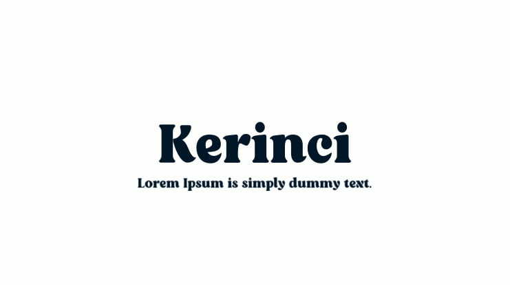 Kerinci Font