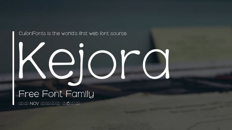 Kejora Free Font