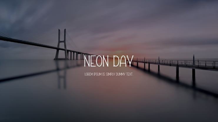 Neon Day Font