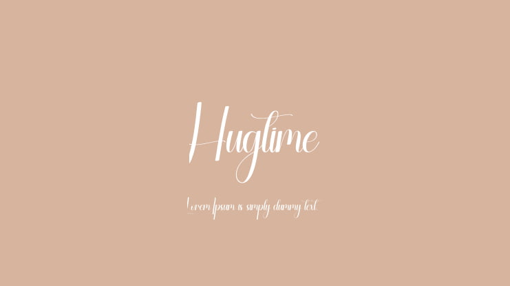 Hugtime Font