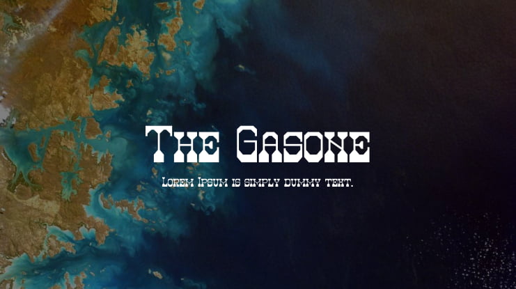 The Gasone Font