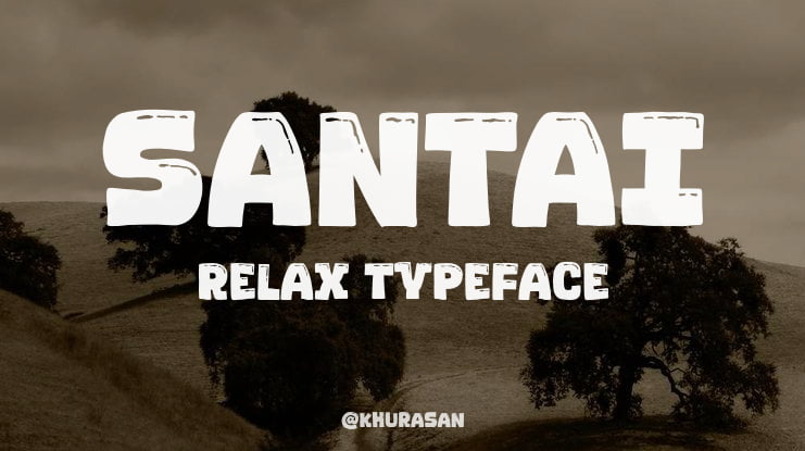 Santai Relax Font