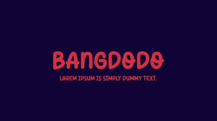 Bangdodo Font