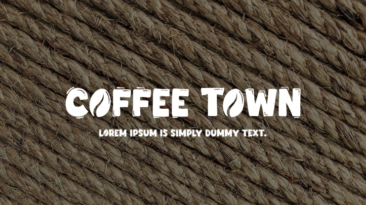 Coffee Town Font