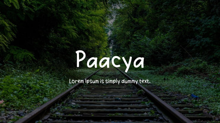 Paacya Font