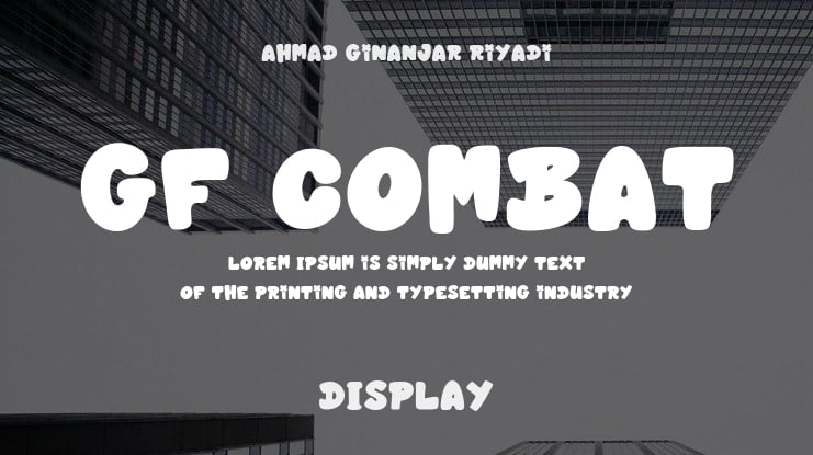 GF Combat Font