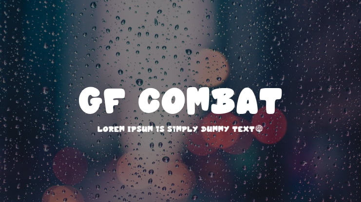 GF Combat Font