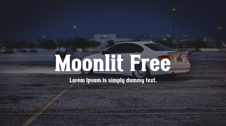 Moonlit Free Font