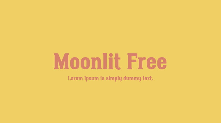 Moonlit Free Font