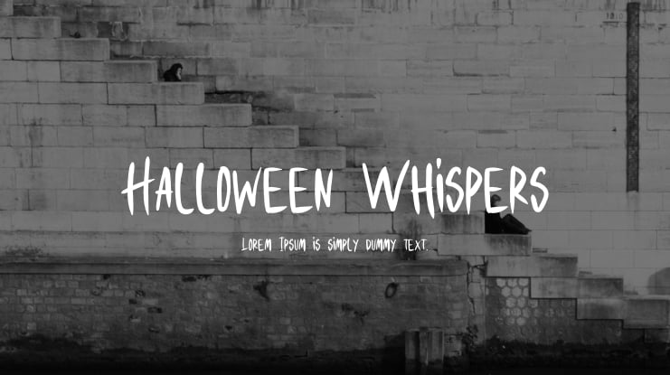 Halloween Whispers Font