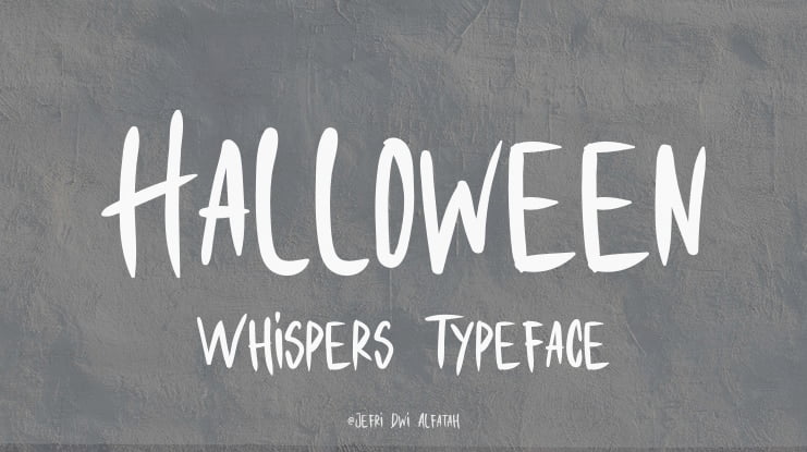 Halloween Whispers Font