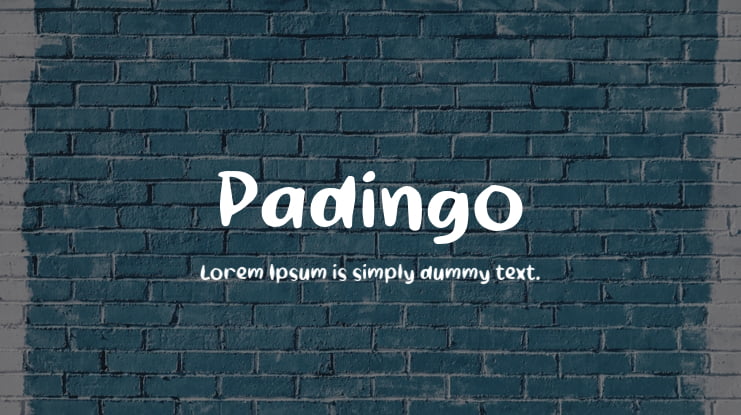 Padingo Font