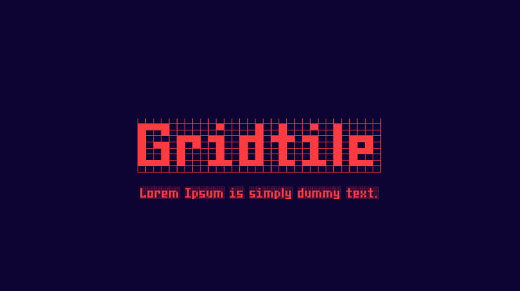 Gridtile Font