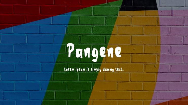 Pangene Font