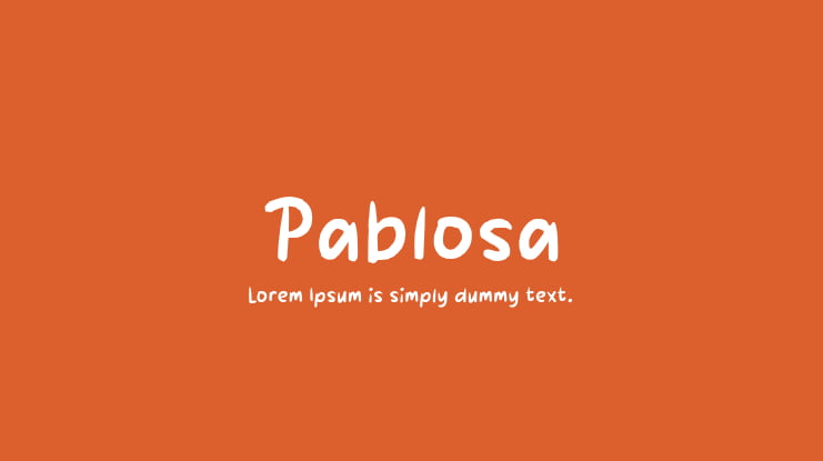 Pablosa Font