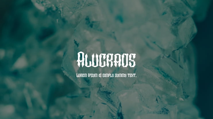 Alucrads Font