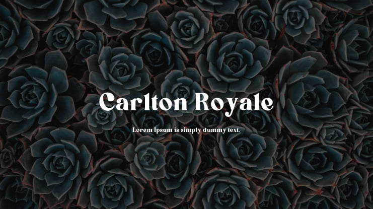 Carlton Royale Font