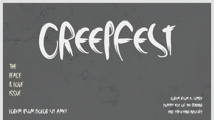 Creepfest Font