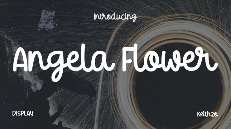 Angela Flower Font