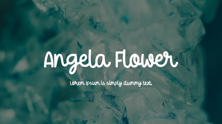 Angela Flower Font