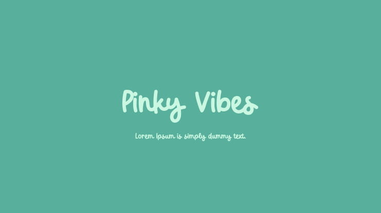 Pinky Vibes Font