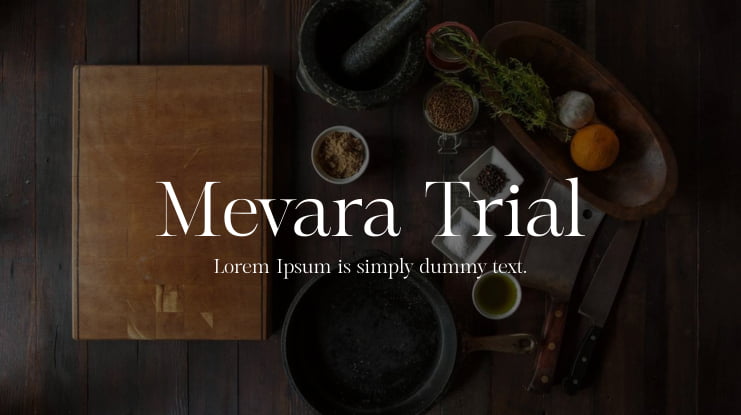 Mevara Trial Font