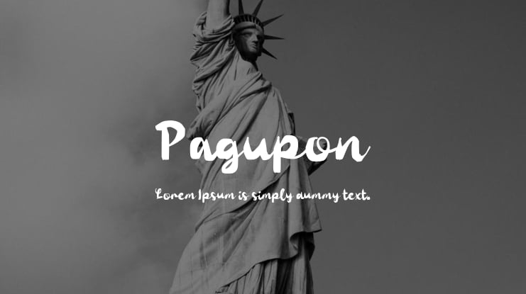 Pagupon Font