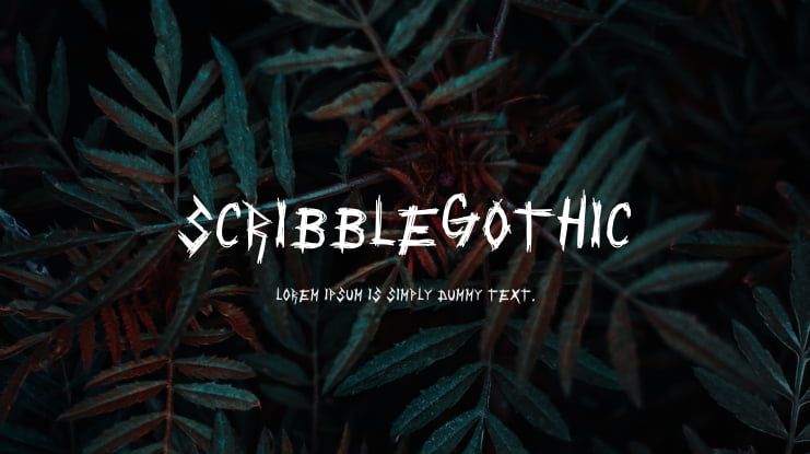 ScribbleGothic Font