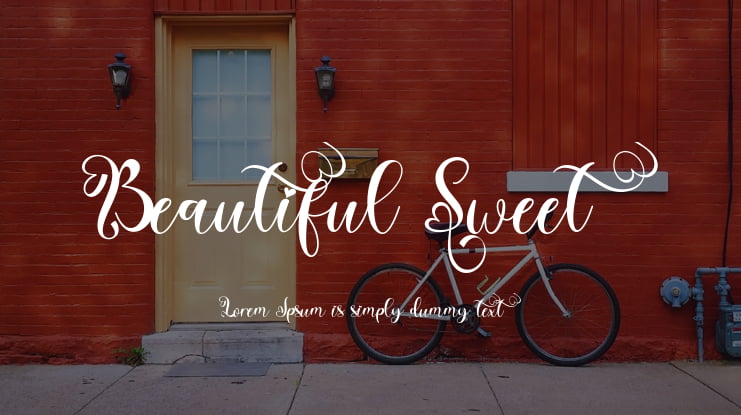 Beautiful Sweet Font Family