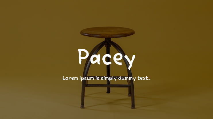 Pacey Font