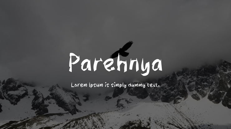 Parehnya Font