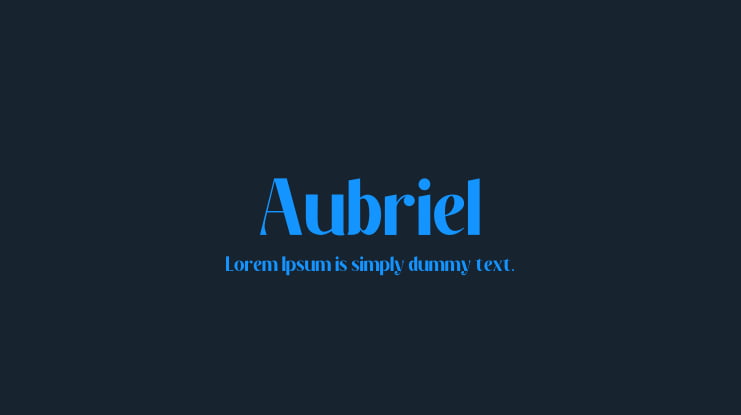 Aubriel Font