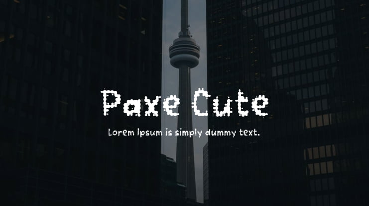 Paxe Cute Font