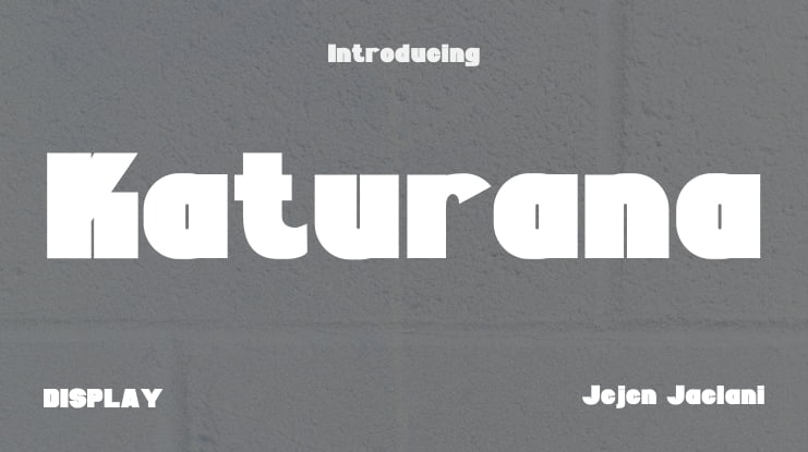 Katurana Font