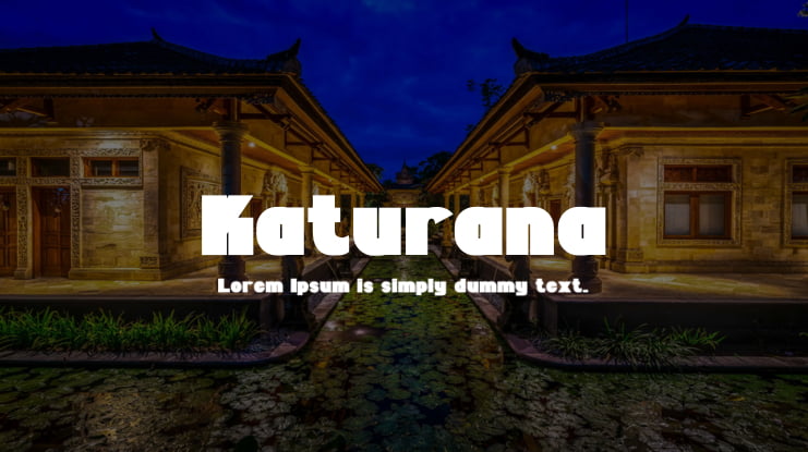 Katurana Font