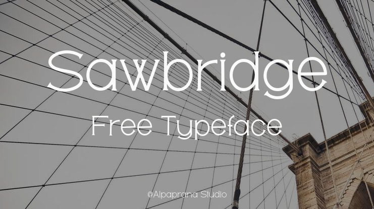 Sawbridge Free Font