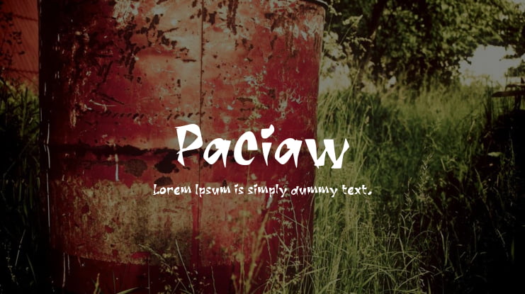 Paciaw Font