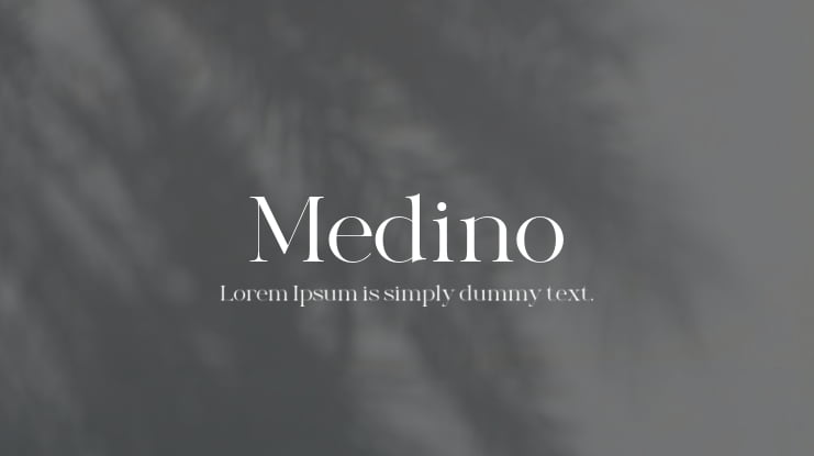 Medino Font