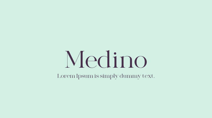 Medino Font