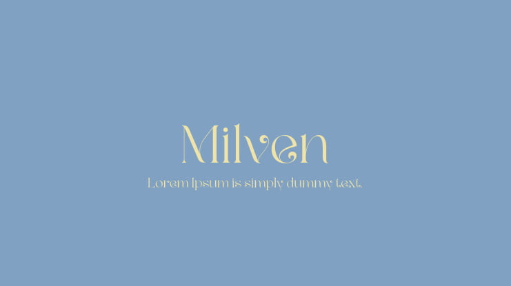 Milven Font