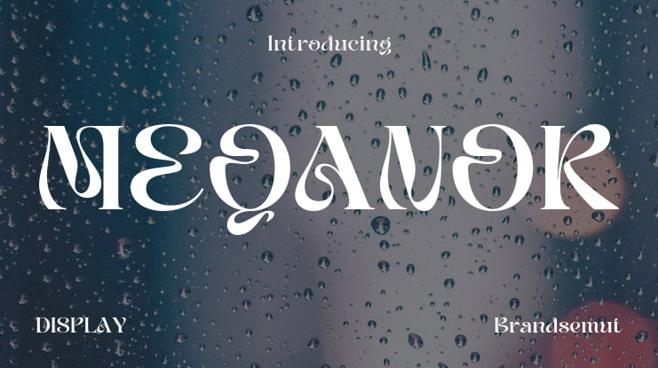 MEQANOR Font