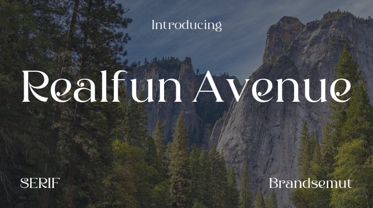 Realfun Avenue Font