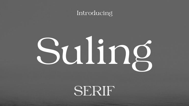 Suling Font