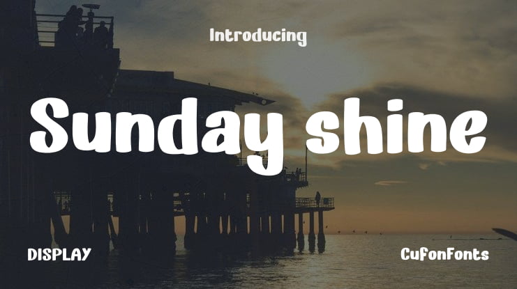 Sunday shine Font