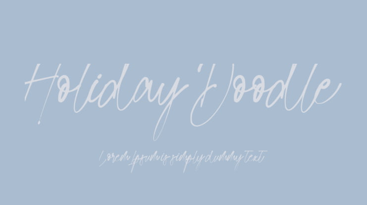 Holiday Doodle Font