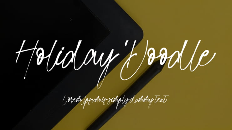 Holiday Doodle Font