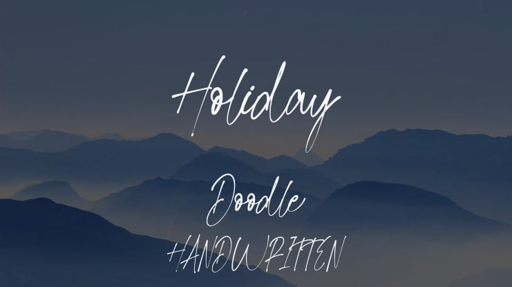 Holiday Doodle Font